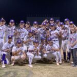 Mustangs baseball team with Hadley