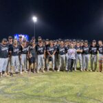 Liberty baseball team with Hadley.